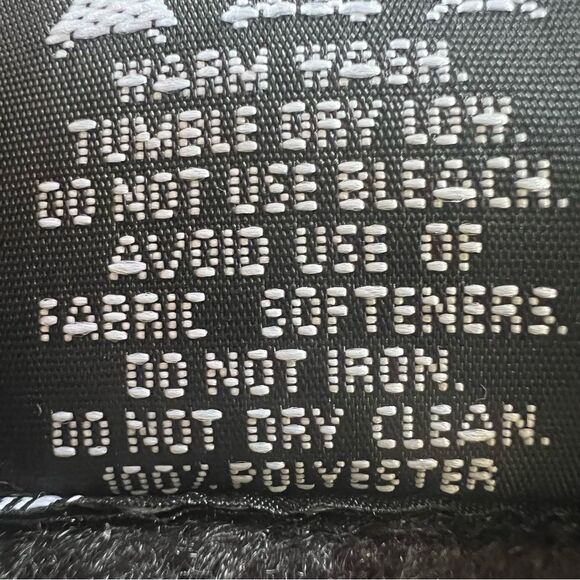 Cabela's Polartec Black High Pile Sherpa Fleece Teddy Full Zip Jacket Coat SZ L - Picture 12 of 15